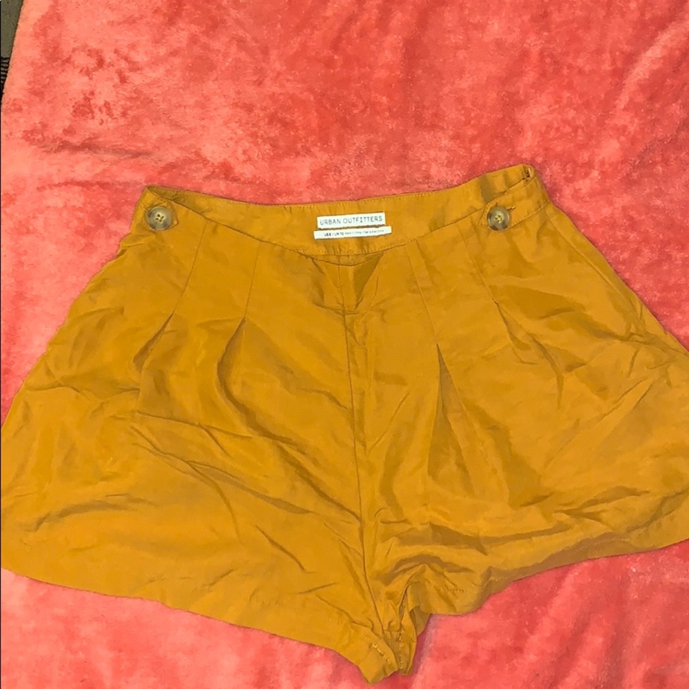 Urban Outfitters Mustard Shorts